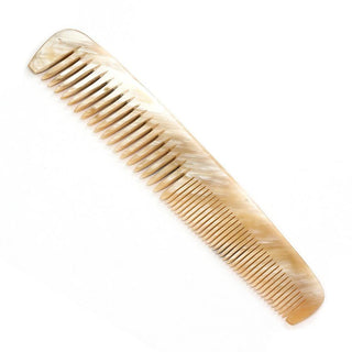 Abbeyhorn Ox Horn Double-Tooth 150mm Pocket Comb Comb Abbeyhorn 