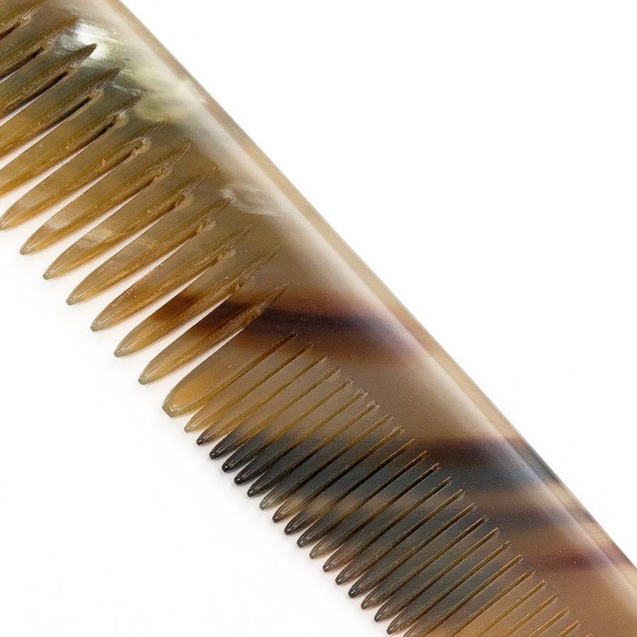 Abbeyhorn Ox Horn Double-Tooth 150mm Pocket Comb Comb Abbeyhorn 