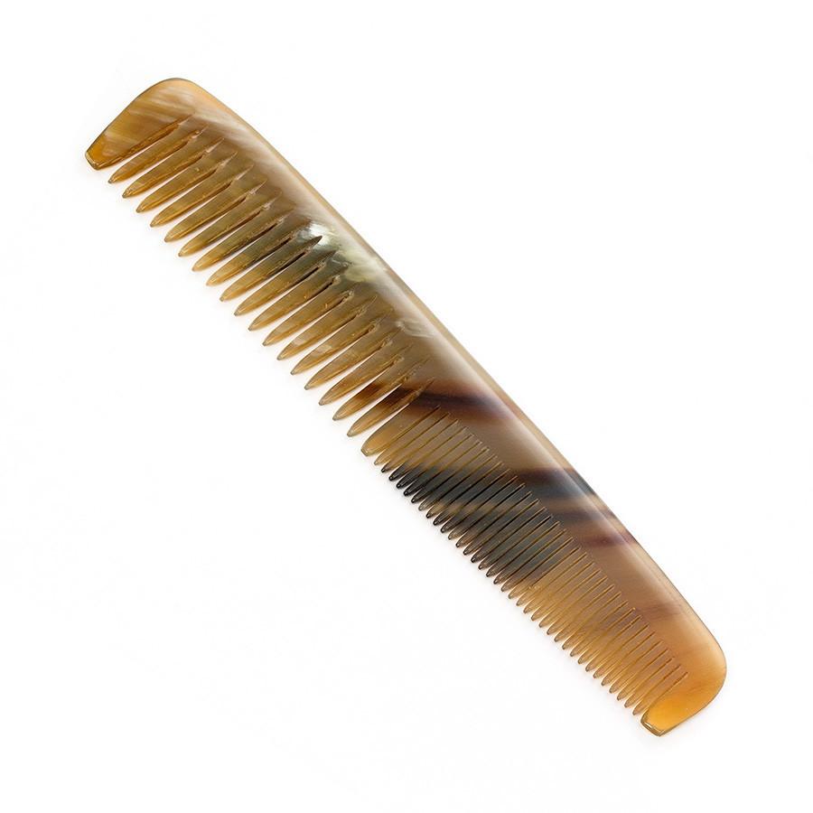 Abbeyhorn Ox Horn Double-Tooth 150mm Pocket Comb Comb Abbeyhorn 