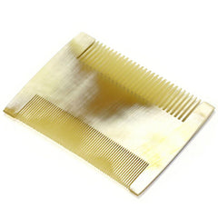 Abbeyhorn Ox Horn Double Sided Comb, 92mm Comb Abbeyhorn 