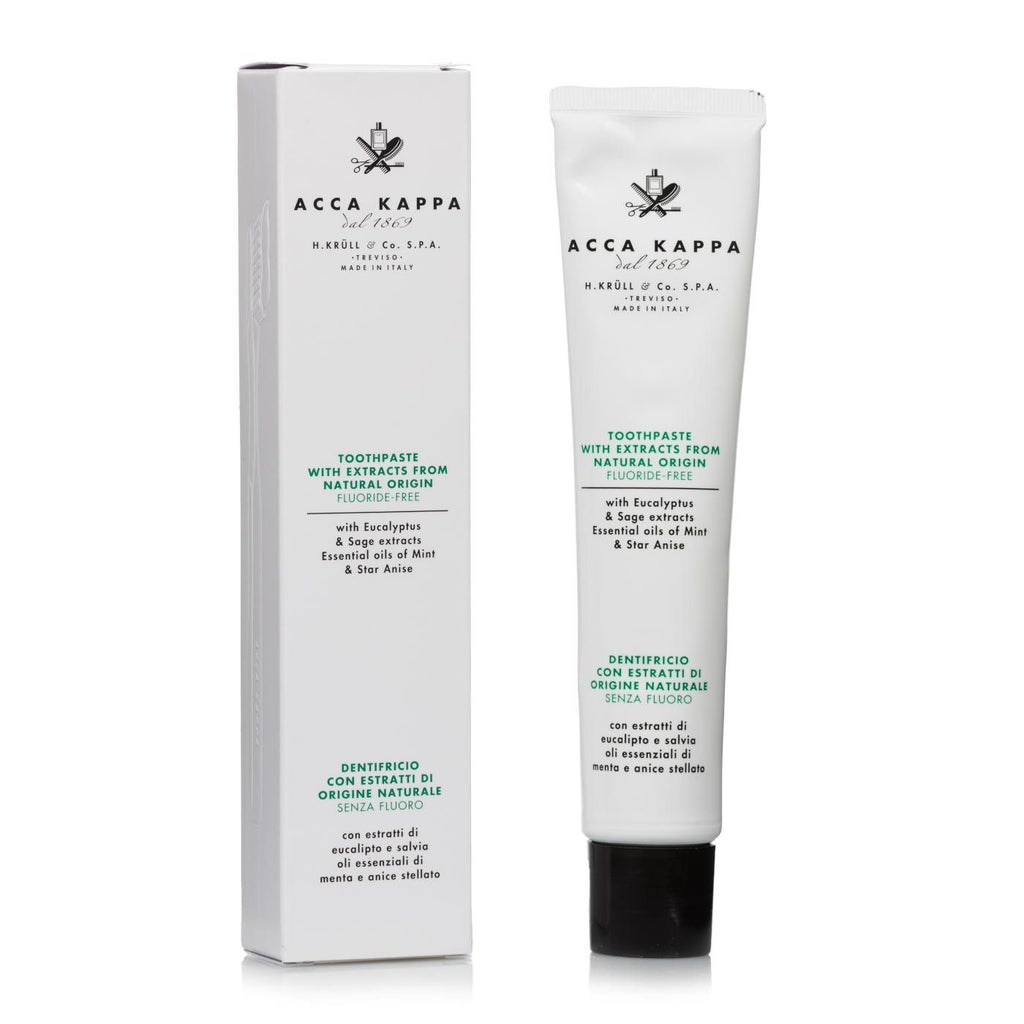 Acca Kappa Natural Fluoride-Free Toothpaste, Eucalyptus and Sage Toothpaste Acca Kappa 