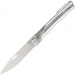 Actilam S4 Pocket Knife, White Corian Handle Pocket Knife Roger Orfevre 