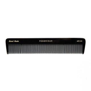 Fendrihan Hand-Finished Fine-Tooth Pocket Comb, Black Comb Fendrihan 