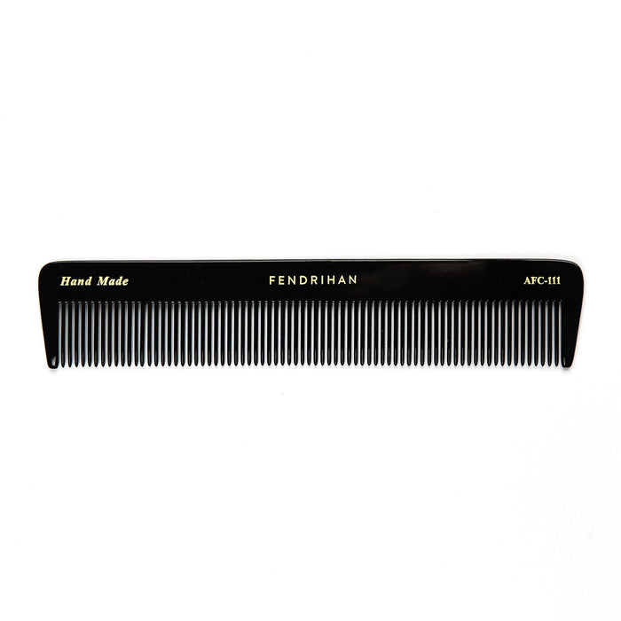 Fendrihan Hand-Finished Fine-Tooth Pocket Comb, Black Comb Fendrihan 