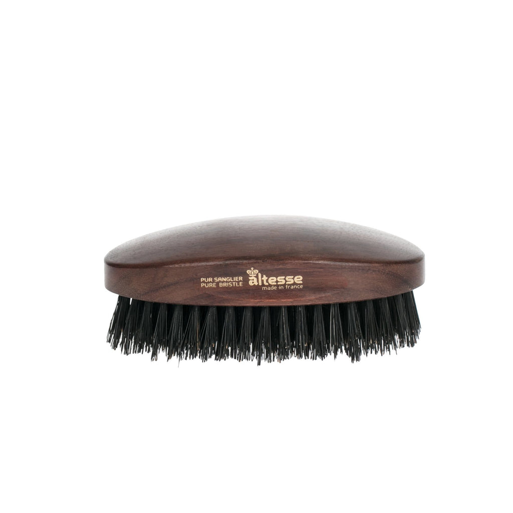 Altesse Military Hairbrush with Light or Dark Pure Bristles Hair Brush Altesse Dark 