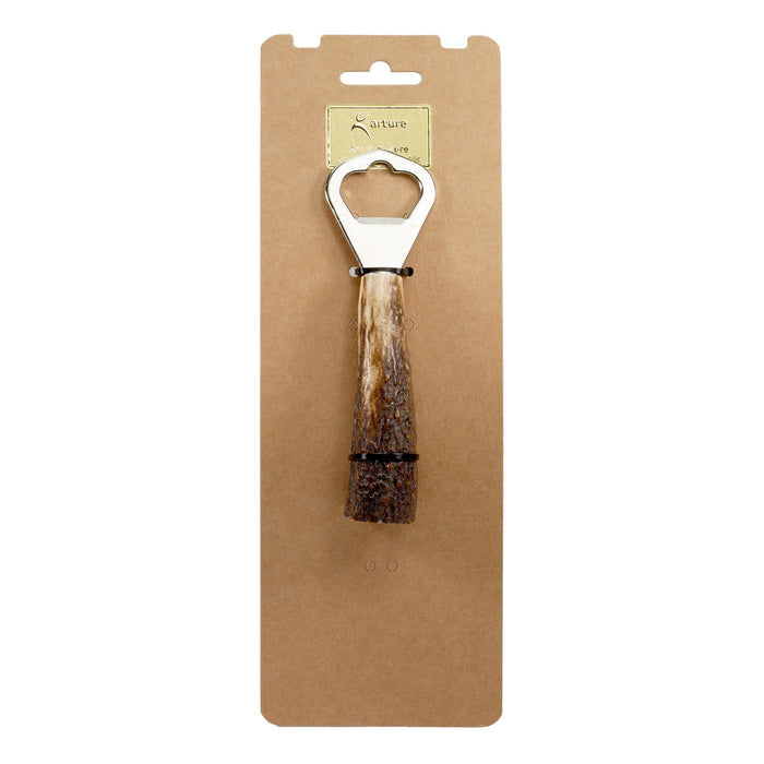 Arture Art & Nature Bottle Opener with Deer Antler Handle Bottle Opener Arture Art & Nature 