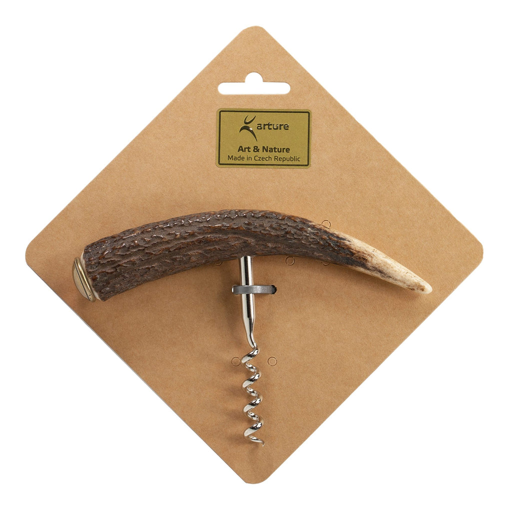Arture Art & Nature Corkscrew with Stag Antler Handle Corkscrew Arture Art & Nature 