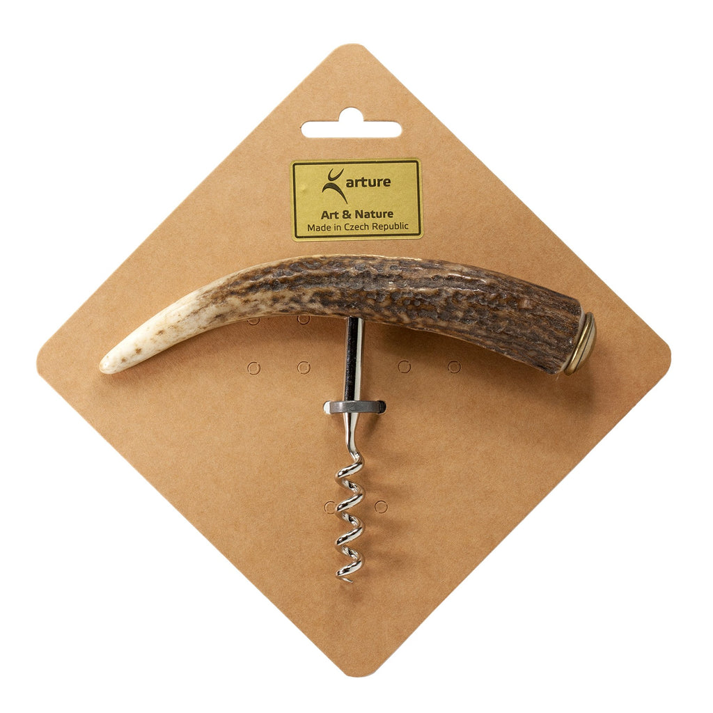 Arture Art & Nature Corkscrew with Stag Antler Handle Corkscrew Arture Art & Nature 