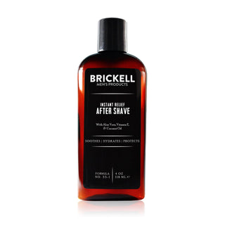 Brickell Instant Relief After Shave with Aloe Vera Aftershave Balm Brickell 