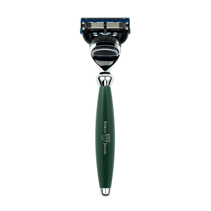 Edwin Jagger Bulbous Gillette Fusion ProGlide Razor Cartridge Type Safety Razor Edwin Jagger Green 
