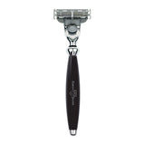 Edwin Jagger Bulbous Gillette Mach 3 Turbo Razor Cartridge Type Safety Razor Edwin Jagger Black 