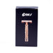 BAILI Butterfly Razor Travel Set with Case, Rose Gold Double Edge Safety Razor BAILI 