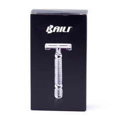 BAILI Butterfly Razor Travel Set with Case, Chrome Double Edge Safety Razor BAILI 