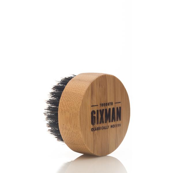 6IXMAN Bamboo & Boar Beard Brush in Tin Beard Brush 6IXMAN 