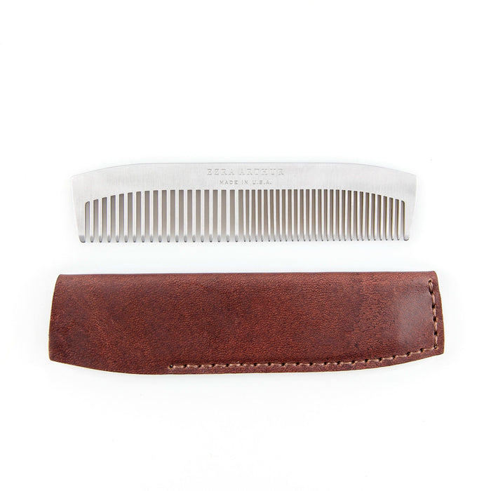 Ezra Arthur No. 1827 Pocket Comb and Sleeve Comb Ezra Arthur Malbec 