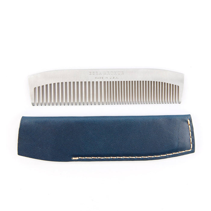 Ezra Arthur No. 1827 Pocket Comb and Sleeve Comb Ezra Arthur Navy 