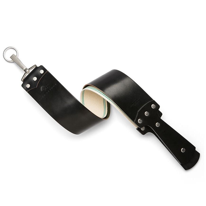 Ezra Arthur Cordovan Razor Strop Leather Strop Ezra Arthur Black 