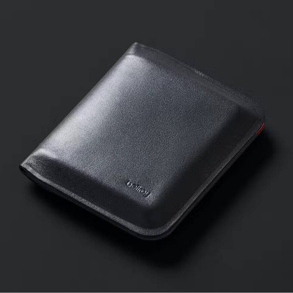 Bellroy Apex Note Sleeve Leather Wallet Bellroy Onyx 