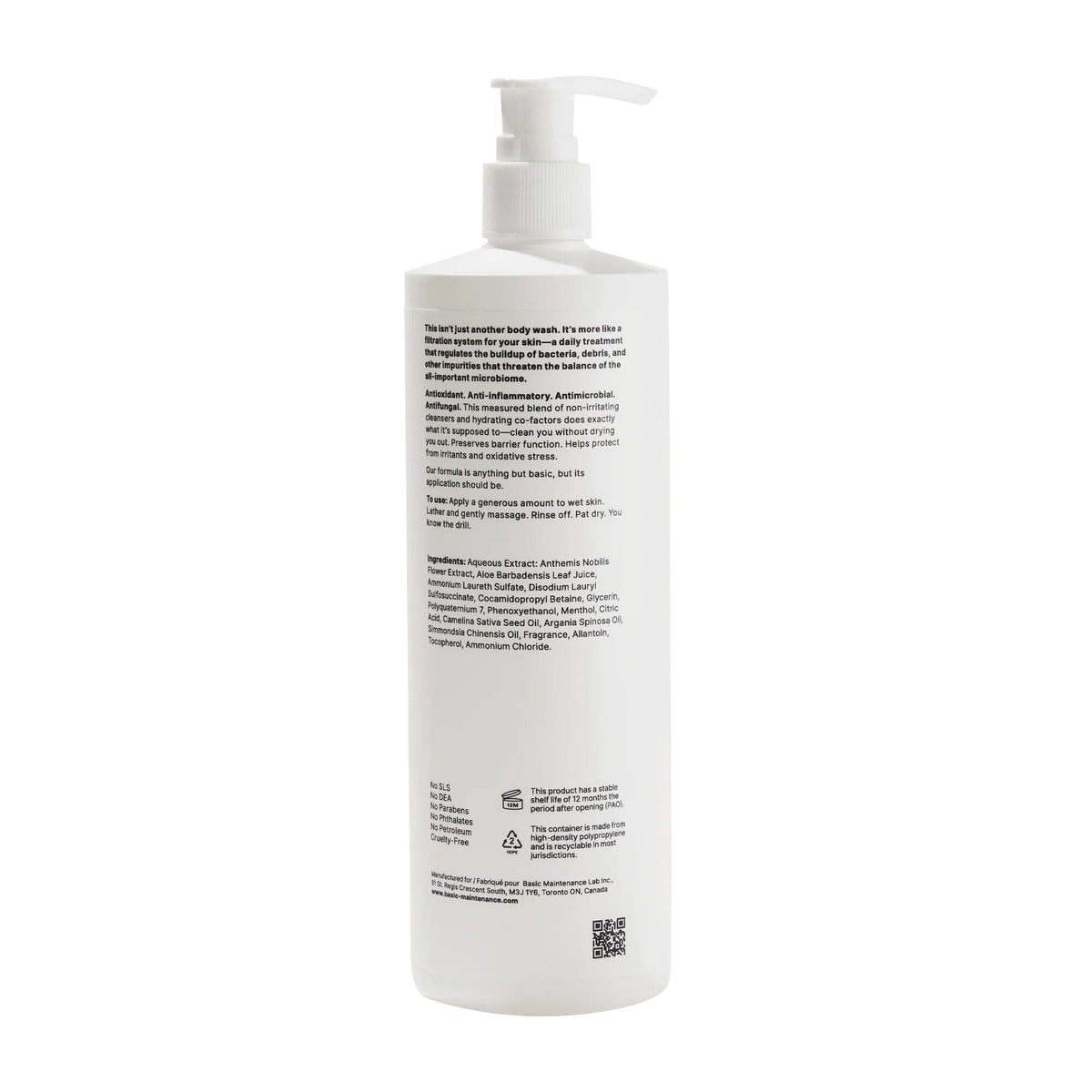 Basic Maintenance Lab™ The Body Wash Men's Body Wash Basic Maintenance Lab™ 