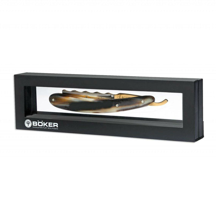 Boker Count Engelbert II Straight Razor 7/8”, Horn Scales Straight Razor Boker 