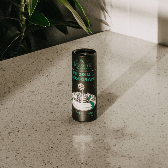 Brooklyn Grooming Pilgrim's Blue Cyprus and Coconut Deodorant Deodorant Brooklyn Grooming Co 