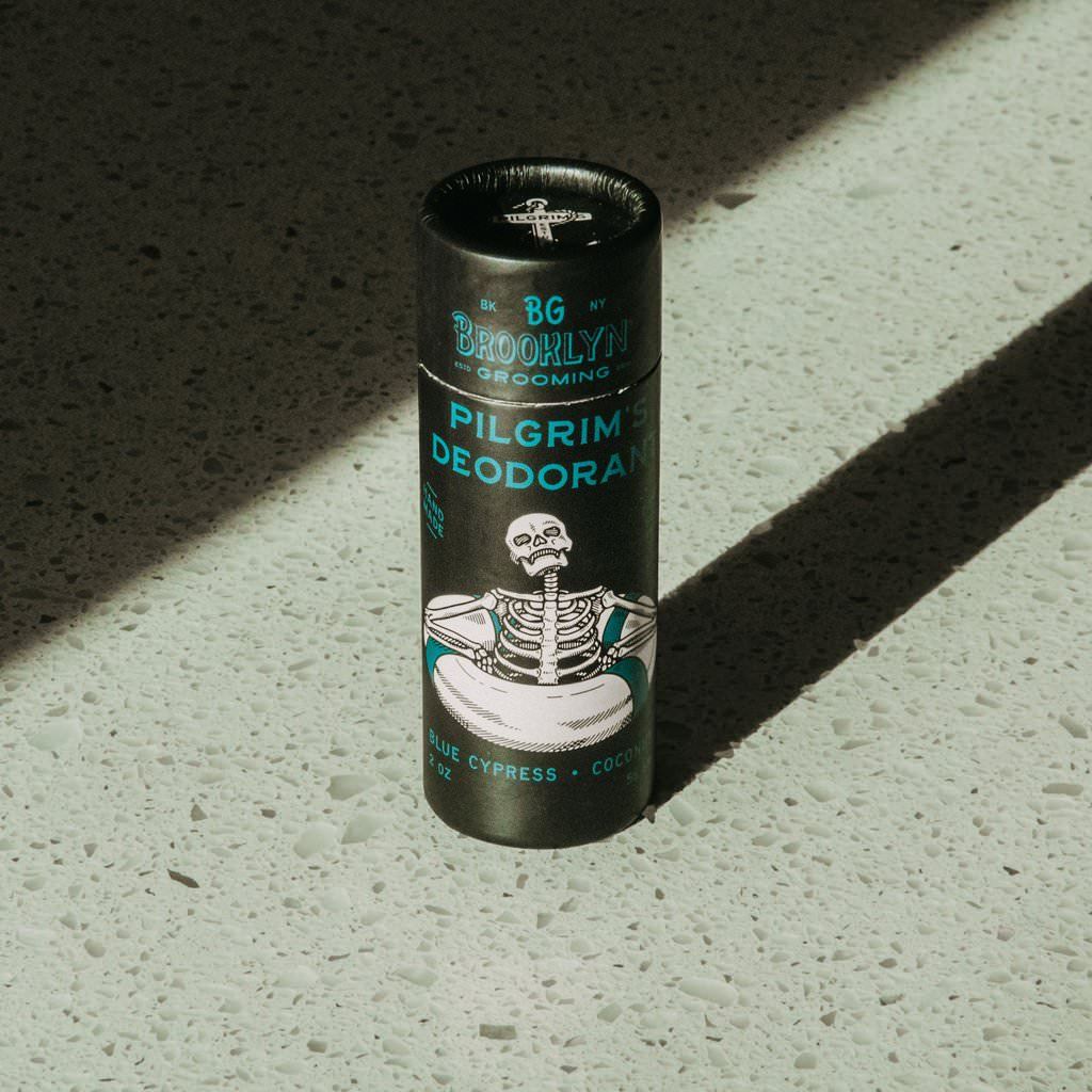 Brooklyn Grooming Pilgrim's Blue Cyprus and Coconut Deodorant Deodorant Brooklyn Grooming Co 
