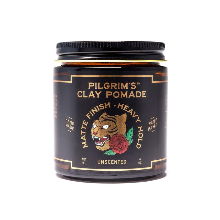 Brooklyn Grooming Clay Pomade, Unscented Hair Clay Brooklyn Grooming Co 