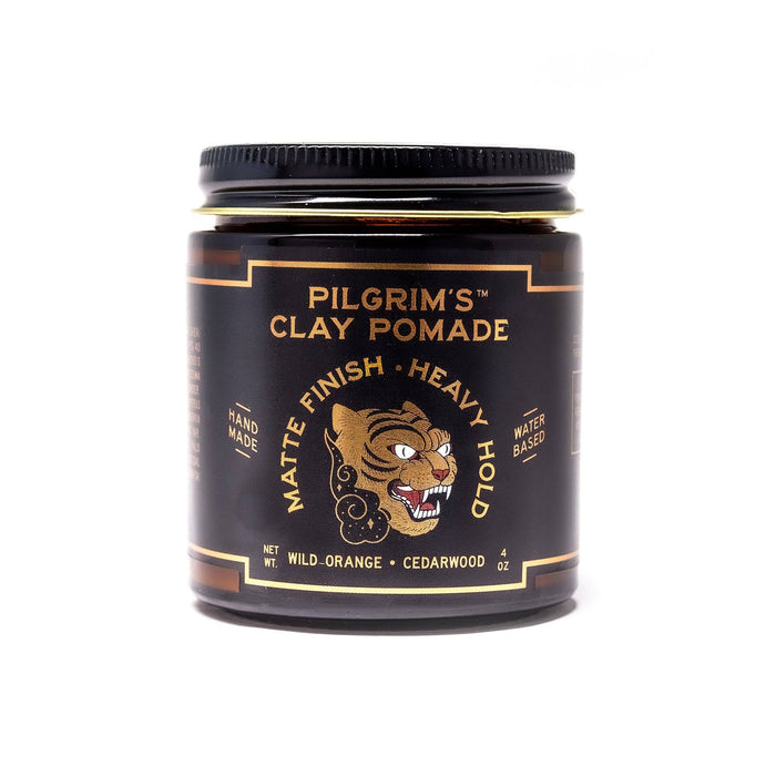 Brooklyn Grooming Clay Pomade, Wild Orange and Cedarwood Hair Clay Brooklyn Grooming Co 