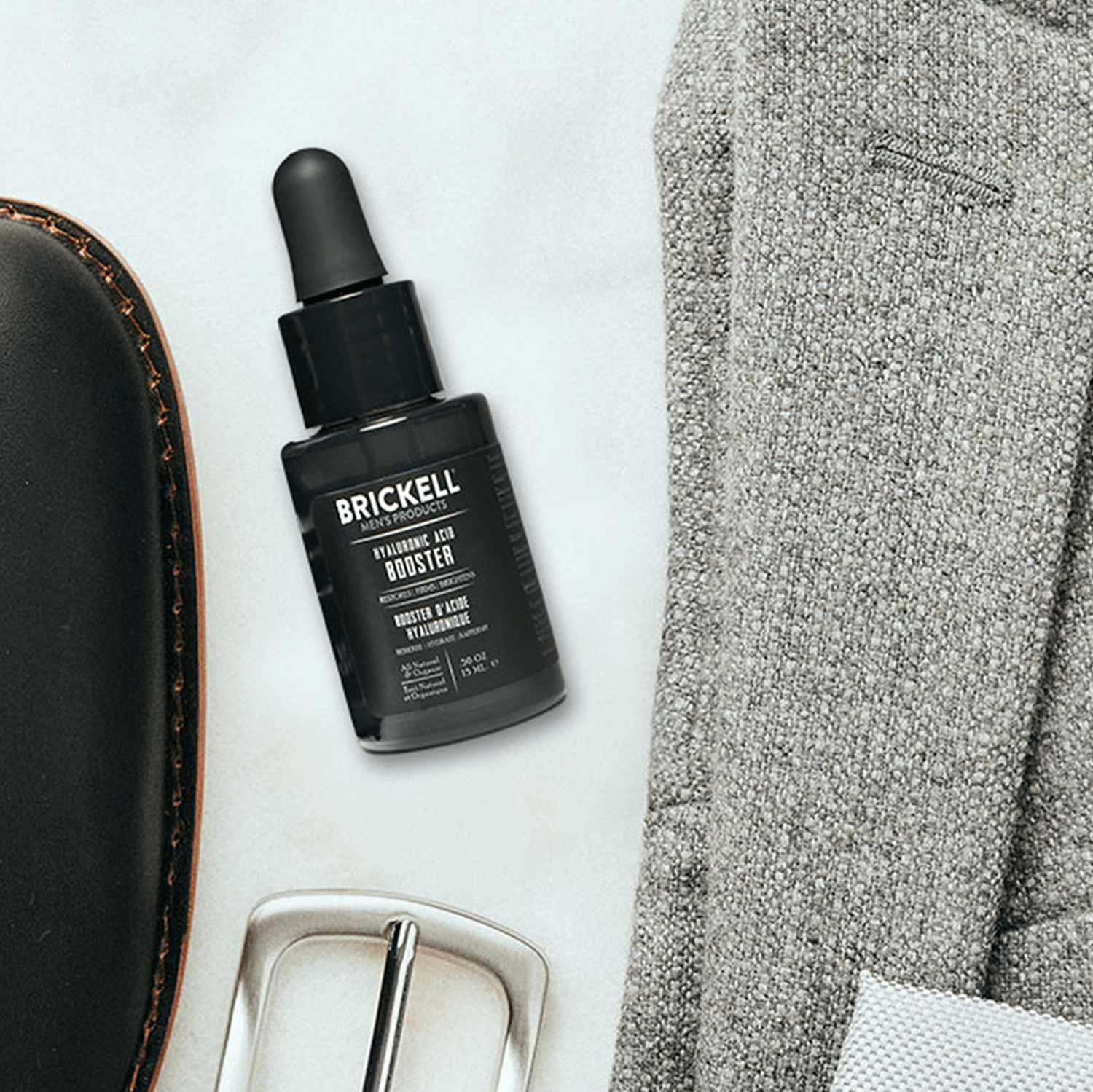 Brickell Hyaluronic Acid Booster for Men Face Moisturizer and Toner Brickell 