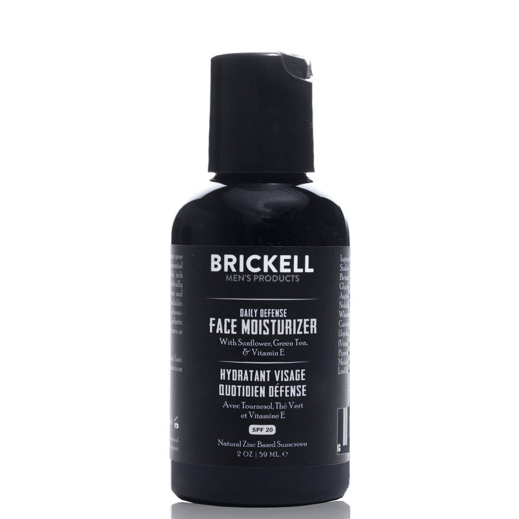 Brickell Men's Daily Defense Face Moisturizer with SPF 20 for Men Face Moisturizer and Toner Brickell 