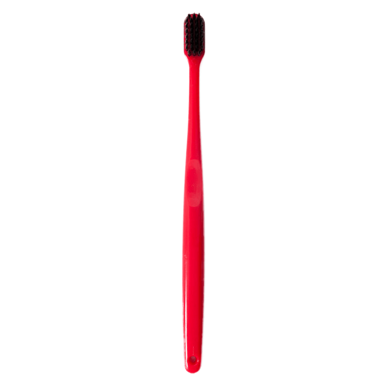 Japanese Binchotan Charcoal Toothbrush Toothbrush Binchotan Charcoal Red 