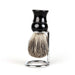 Fendrihan Pure Badger Shaving Brush, Black Handle Badger Bristles Shaving Brush Fendrihan Brush & Stand 