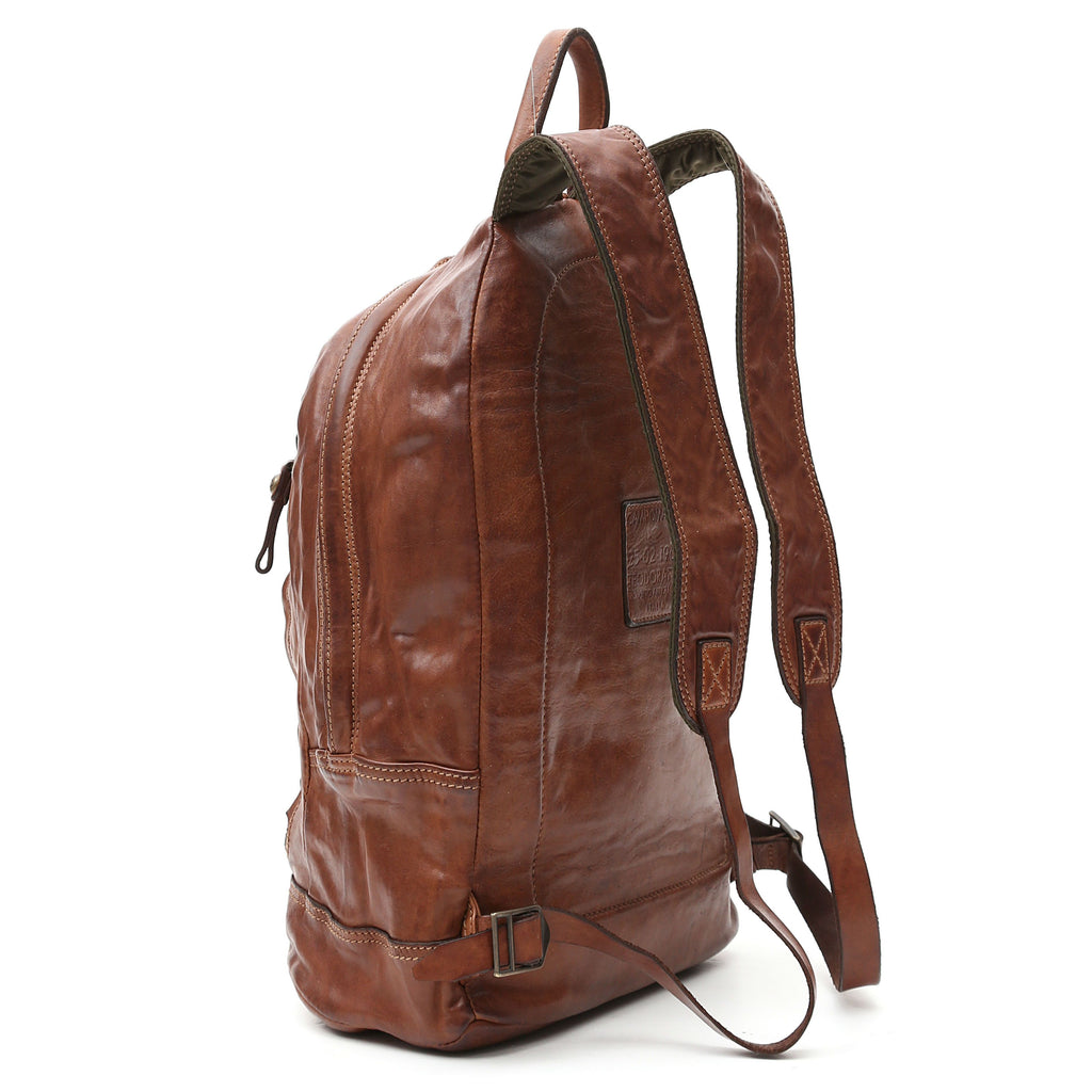 Campomaggi Leather Backpack with Front Zip Backpack Campomaggi 