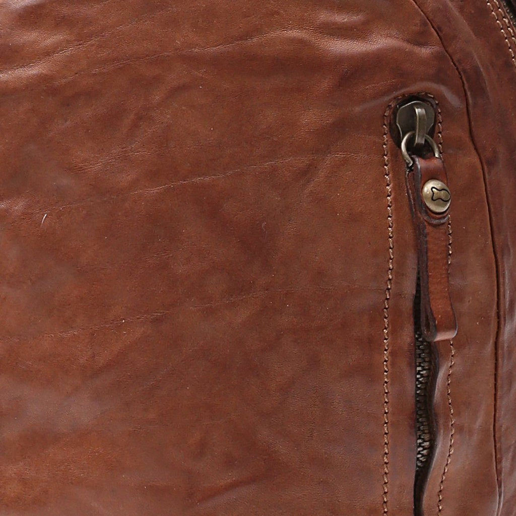 Campomaggi Leather Backpack with Front Zip Backpack Campomaggi 