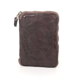 Campomaggi Zip Around Wallet and Coin Purse, Teodorano Print Leather Wallet Campomaggi 