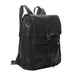 Campomaggi Leather Ginepro Backpack, Black Backpack Campomaggi 