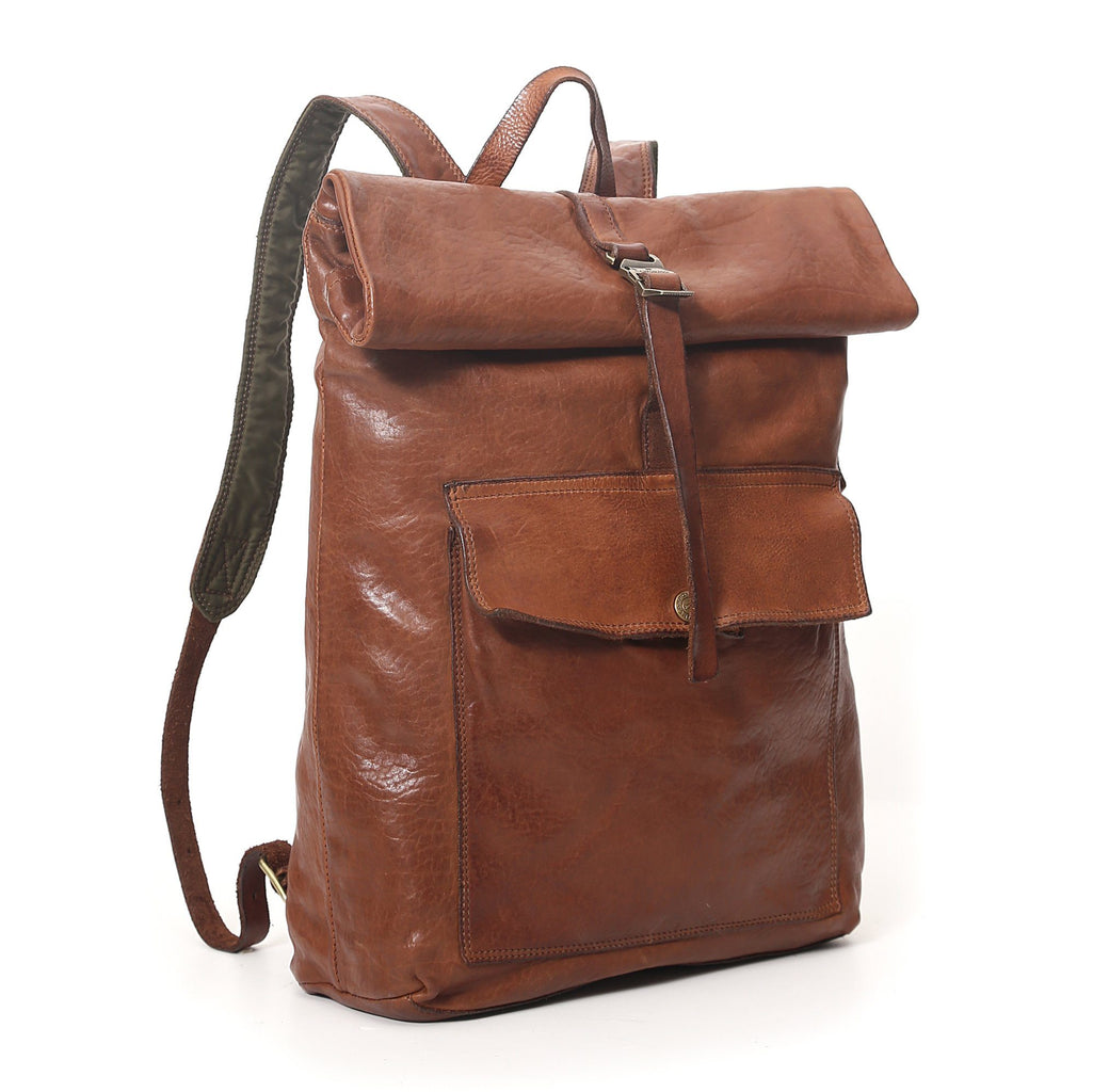 Campomaggi Leather Rolltop Rucksack Backpack Campomaggi 