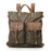 Campomaggi Vitrus Shopping Backpack, Teodorano Fabric and Leather Backpack Campomaggi 