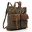 Campomaggi Vitrus Shopping Backpack, Teodorano Fabric and Leather Backpack Campomaggi 