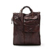 Campomaggi C1900 Large Shopper Leather Bag, Dark Brown Leather Messenger Bag Campomaggi 