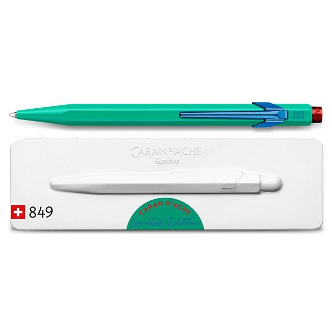 Caran d'Ache 849 Claim Your Style Ballpoint Pen, Limited Edition Ball Point Pen Caran d'Ache Veronese Green 