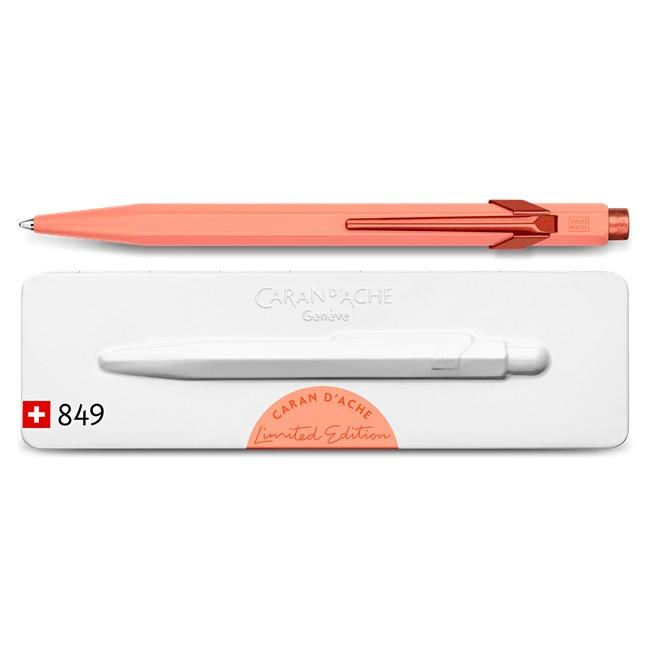 Caran d'Ache 849 Claim Your Style Ballpoint Pen, Limited Edition Ball Point Pen Caran d'Ache Tangerine 