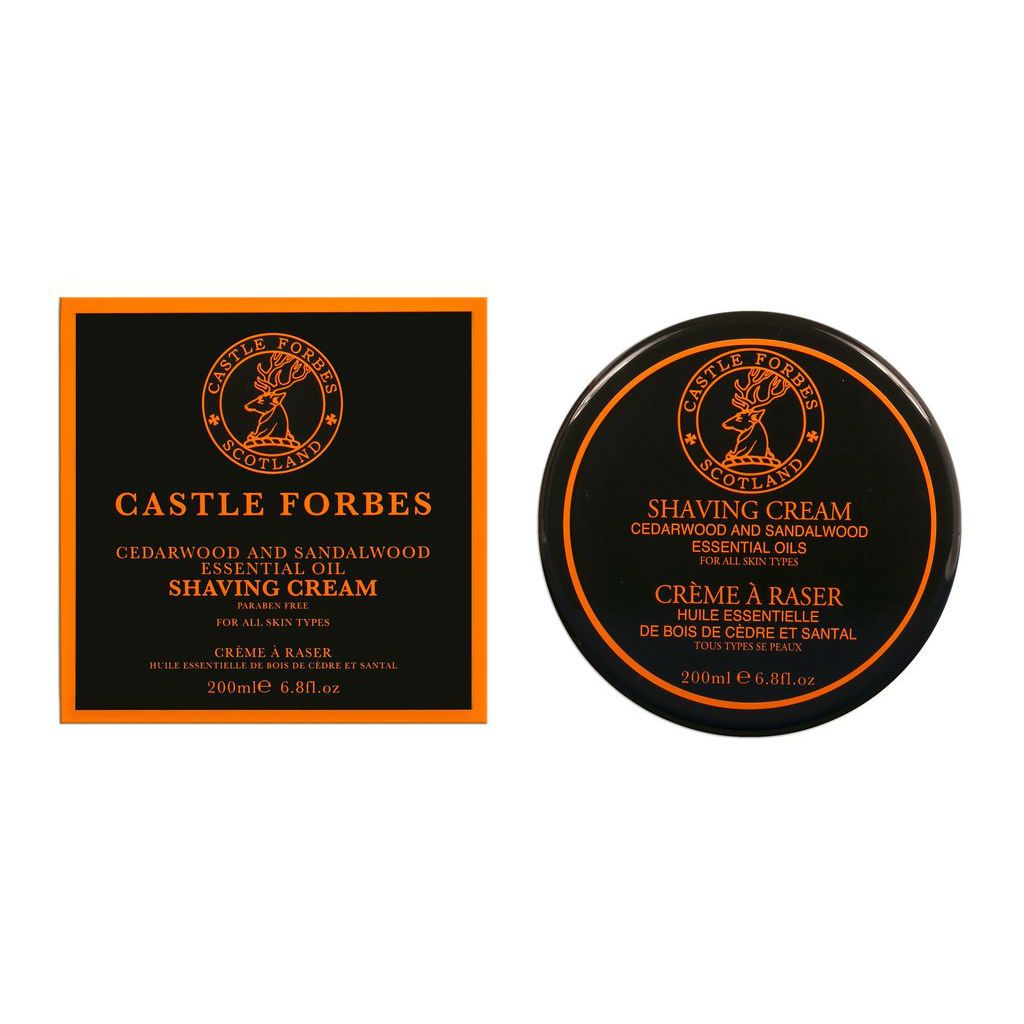 Castle Forbes Cedar and Sandalwood Shaving Cream Shaving Cream Castle Forbes 