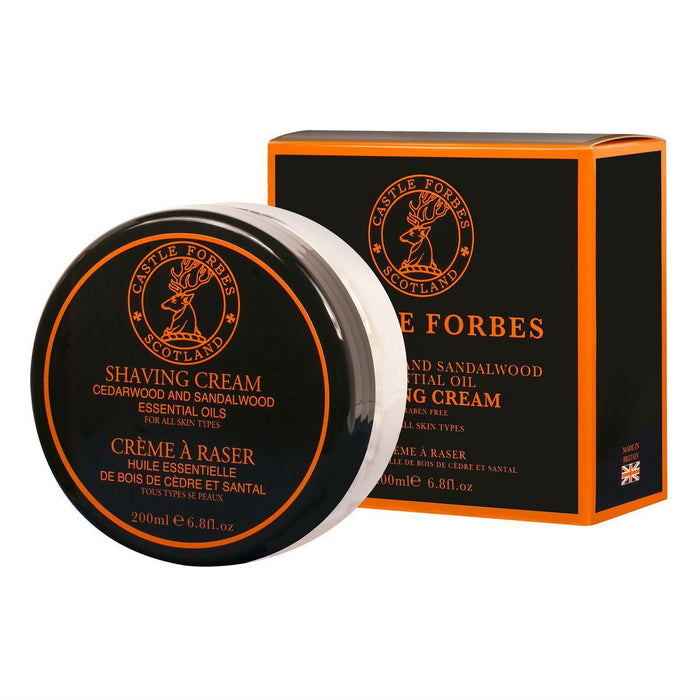 Castle Forbes Cedar and Sandalwood Shaving Cream Shaving Cream Castle Forbes 