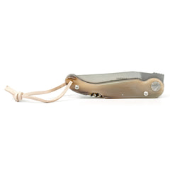 Claude Dozorme Baroudeur Laguiole Pocket Knife with Corkscrew, Horn Handle Pocket Knife Claude Dozorme 