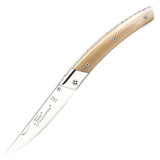 Claude Dozorme RLT 693 Le Thiers Hand-Decorated Folding Pocket Knife, Light Horn Pocket Knife Claude Dozorme 