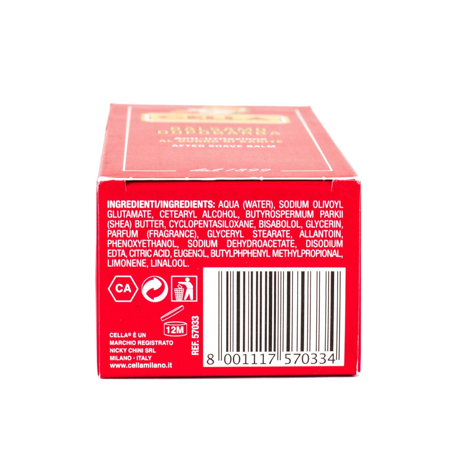 Cella After Shave Balm Aftershave Balm Cella 