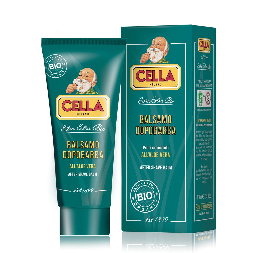 Cella Bio Organic After Shave Balm with Aloe Vera Aftershave Balm Cella 