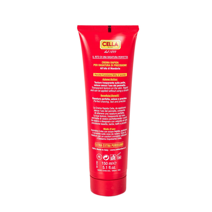 Cella Rapid Brushless Shaving Cream with Almond Oil Shaving Cream Cella 