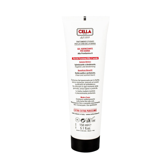Cella Hygenic Beard Gel Beard Wash Cella 
